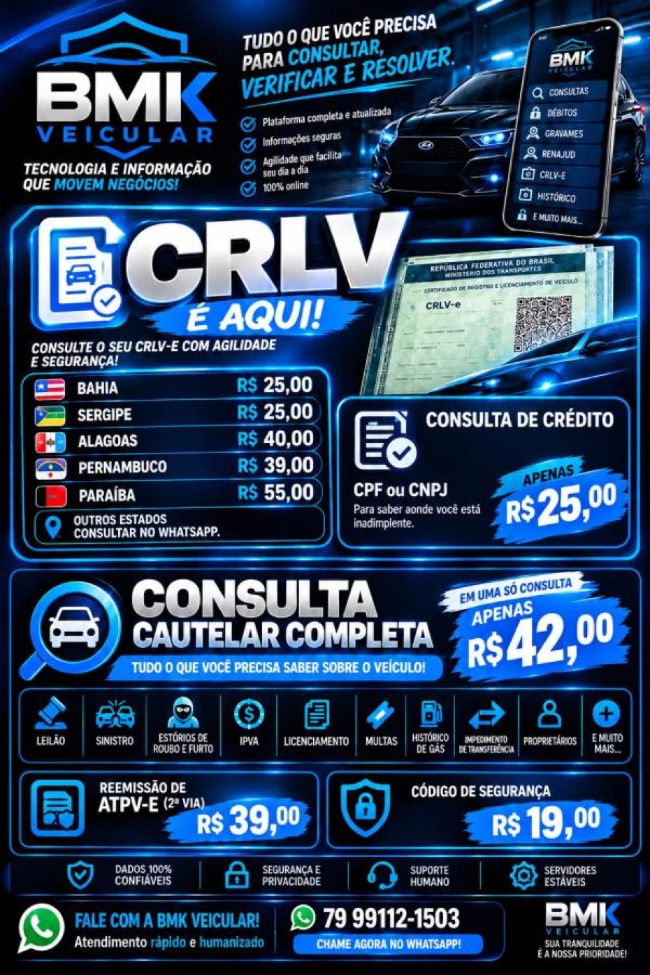 Foto 1:  — BMK Veicular Soluções é Consultas 